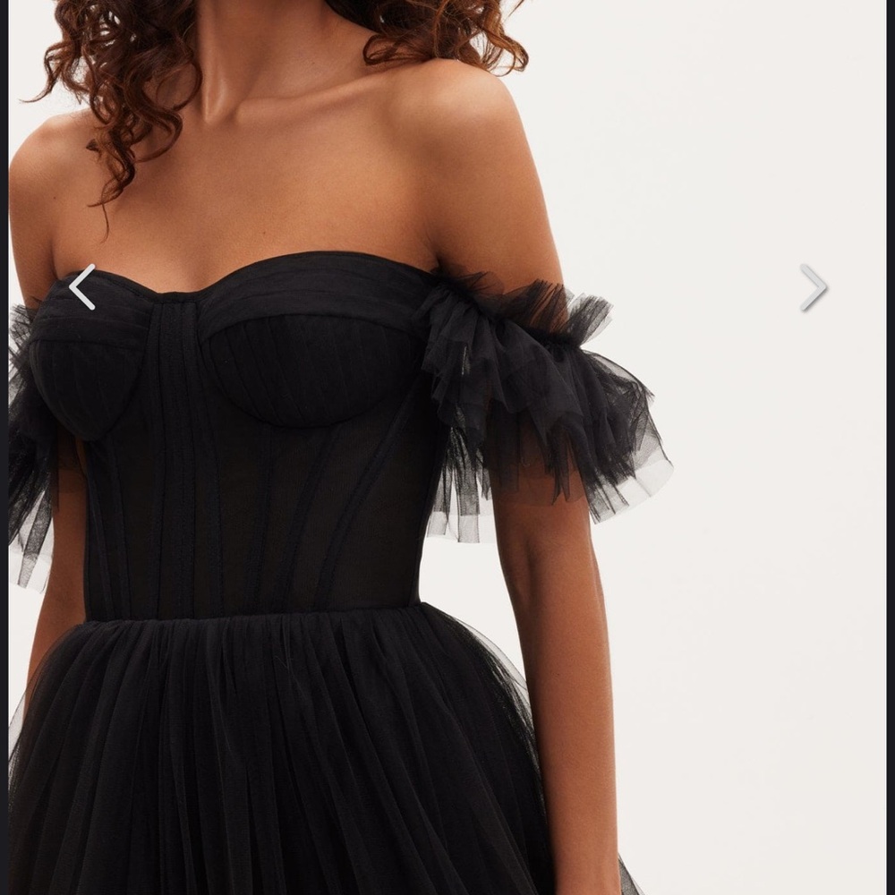 Black Milla tulle dress - Picture 5 of 10